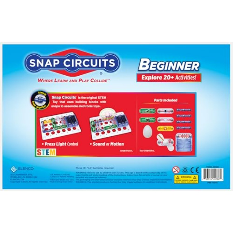 Snap Circuits Beginner, Electr - Circuit Snap Kit ulasan dan harga