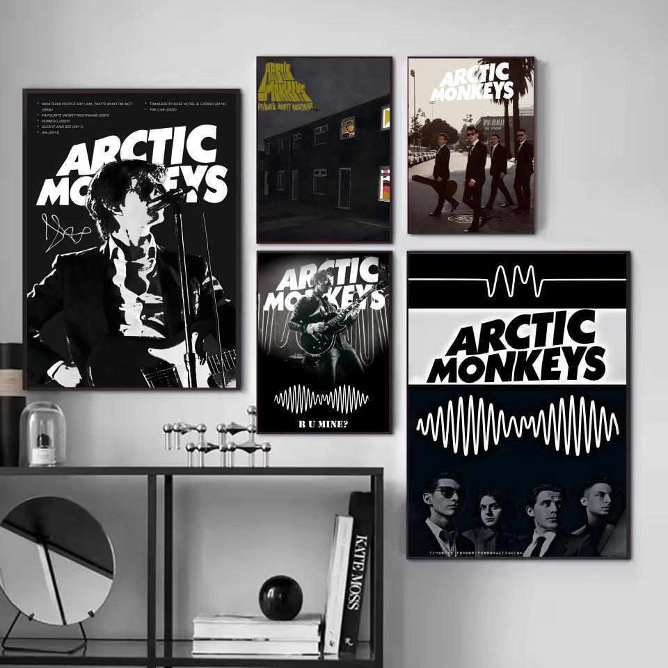 Vintage A-Arctic Monkeys Rock  - Star Map Poster ulasan dan harga