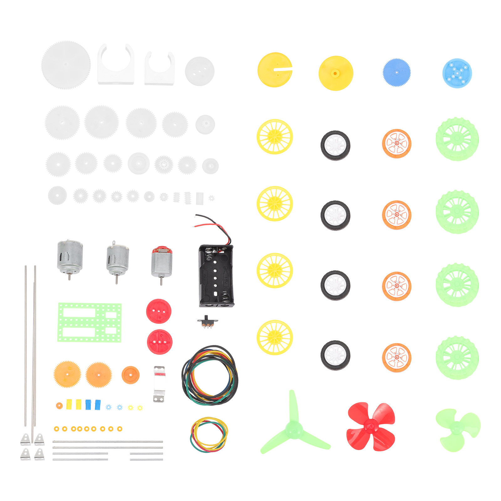112Pcs Electric Motor Gears Ki - Science Project Kit ulasan dan harga