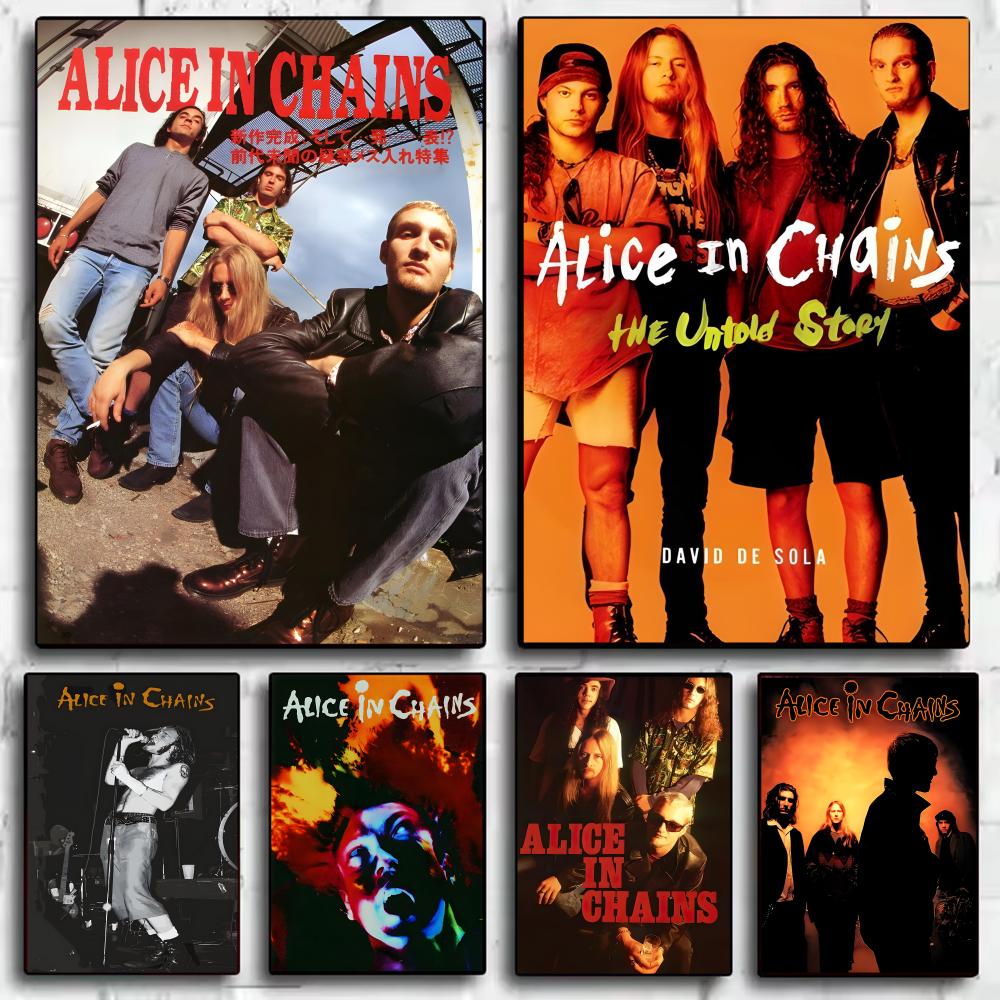 A-Alice in Chains Band Poster  - Star Map Poster ulasan dan harga