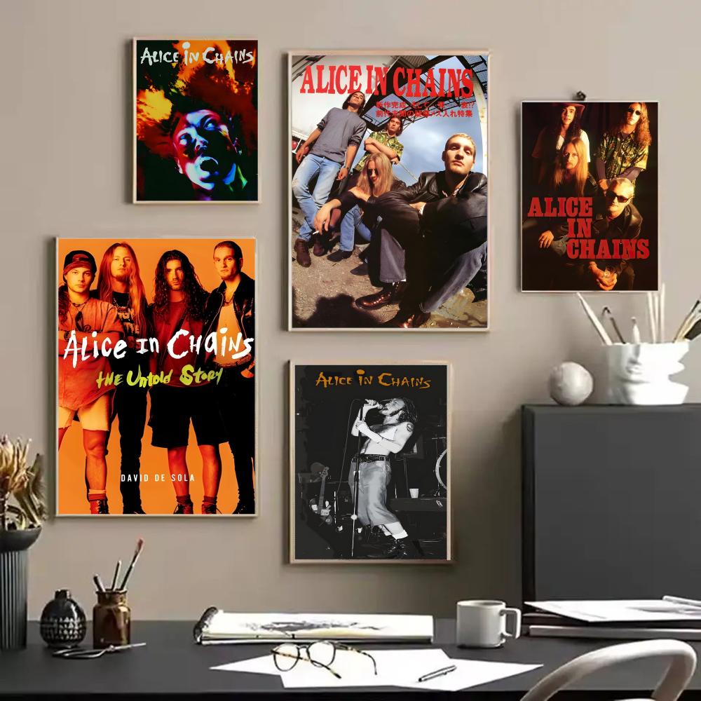 A-Alice in Chains Band Poster  - Star Map Poster ulasan dan harga