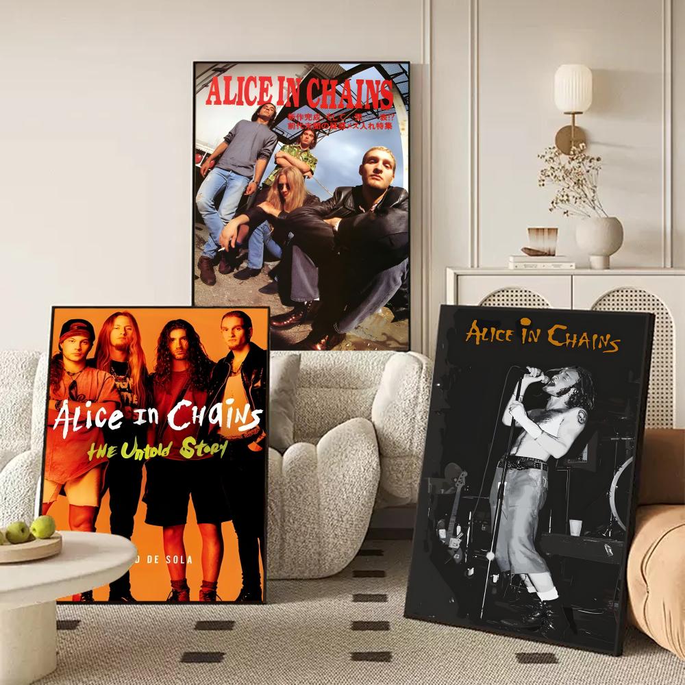 A-Alice in Chains Band Poster  - Star Map Poster ulasan dan harga
