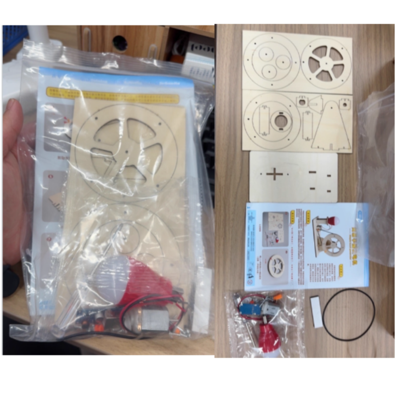 Mini DIY Hand Crank Generator  - Science Project Kit ulasan dan harga