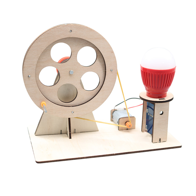 Mini DIY Hand Crank Generator  - Science Project Kit ulasan dan harga