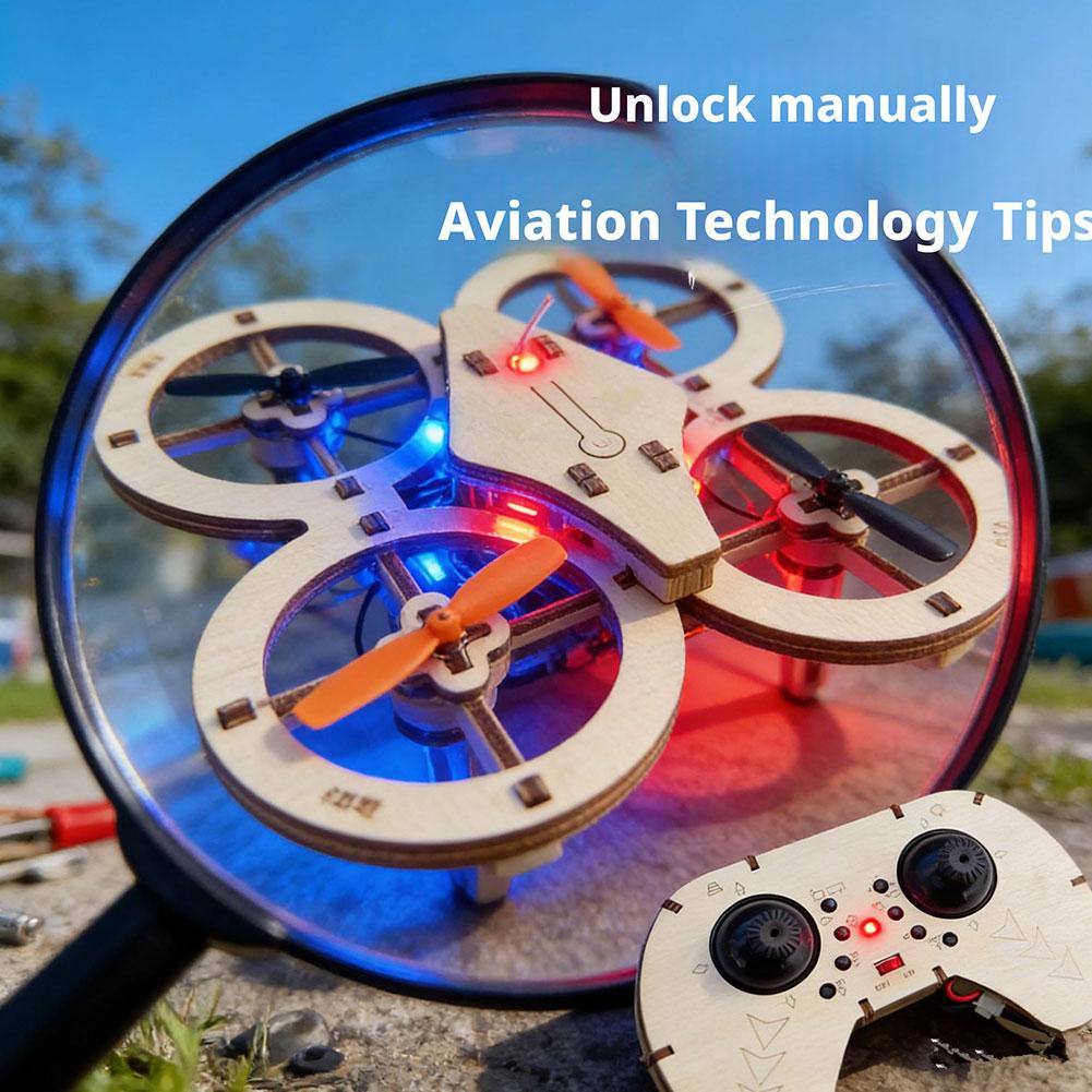 DIY Wooden RC Drone Quadcopter - Science Project Kit ulasan dan harga