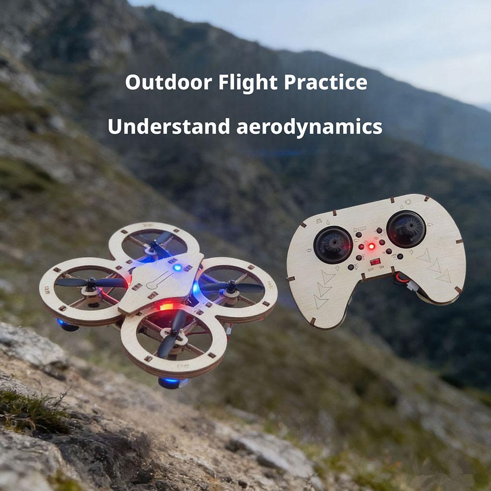 DIY Wooden RC Drone Quadcopter - Science Project Kit ulasan dan harga