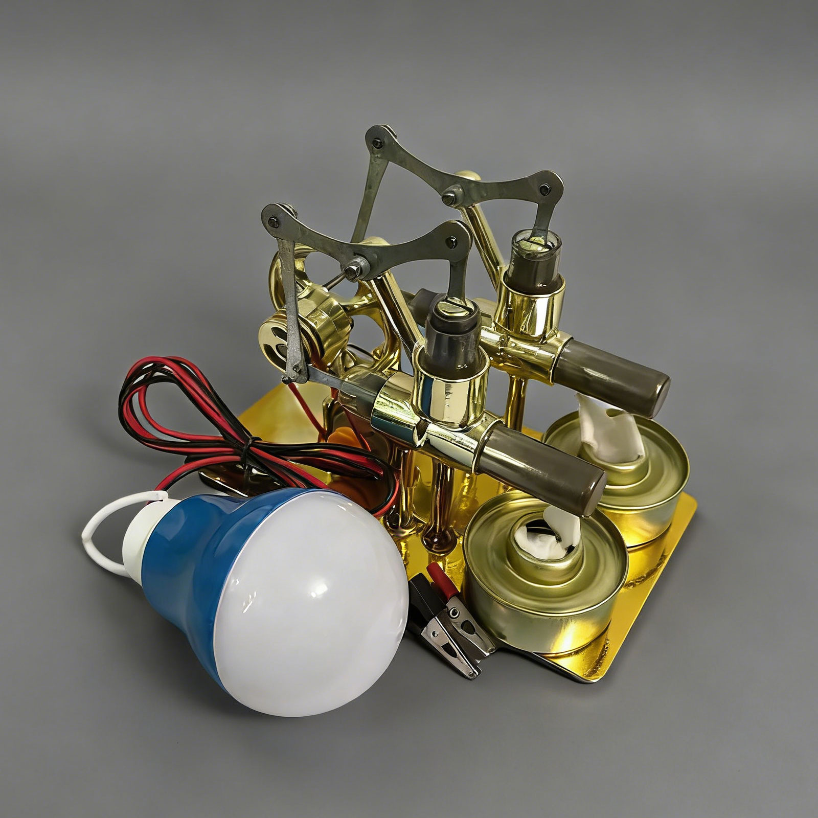 Double Cylinder Steam Power Ge - Science Hobbyist ulasan dan harga