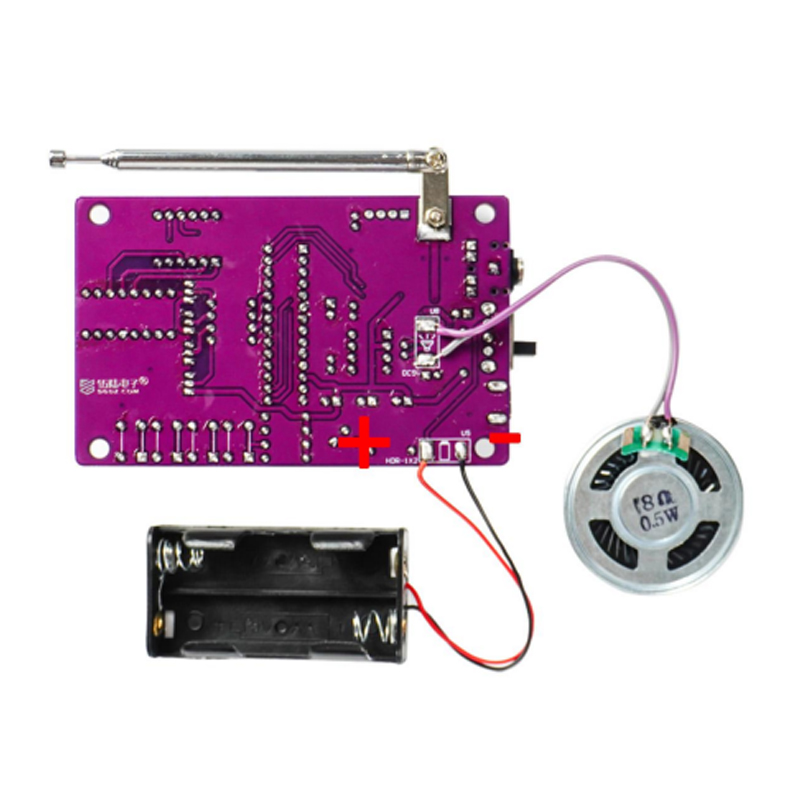 DIY FM Radio Electronic Kit 87 - Science Project Kit ulasan dan harga