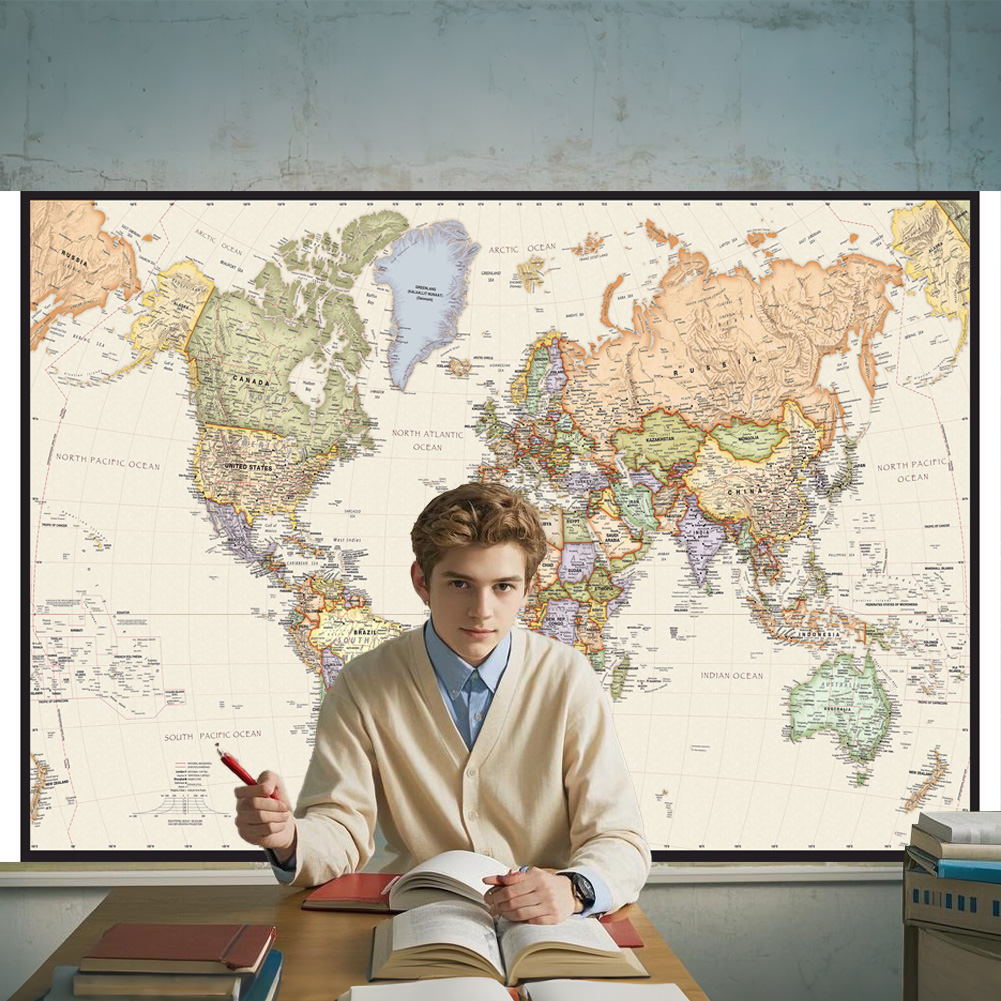 127x81cm/50x32inch Vintage Wor - Star Map Poster ulasan dan harga