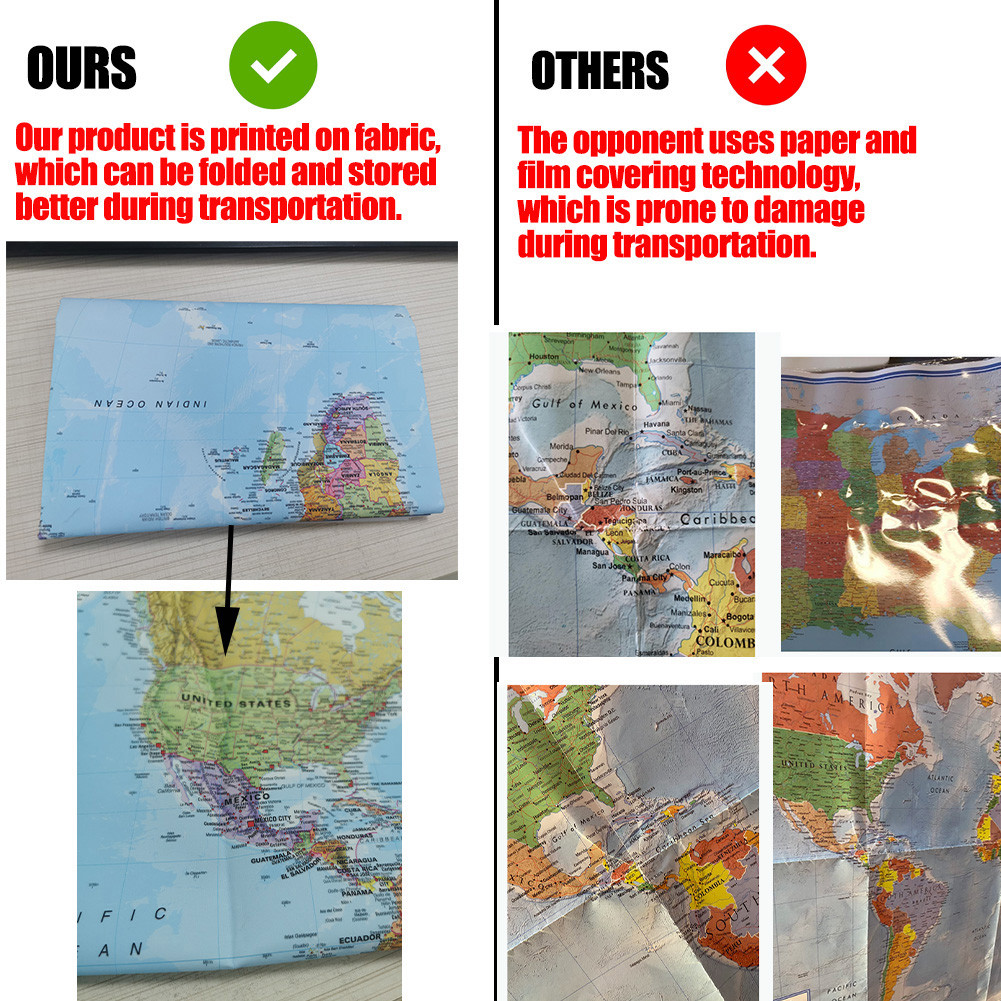 The World Map with National Fl - Star Map Poster ulasan dan harga