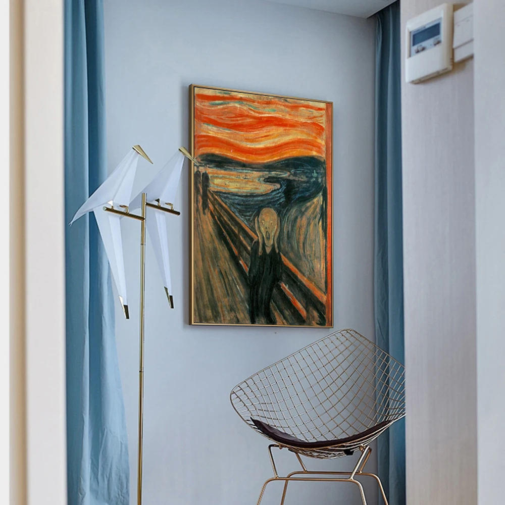 Edvard Munch The Scream Famous - Star Map Poster ulasan dan harga