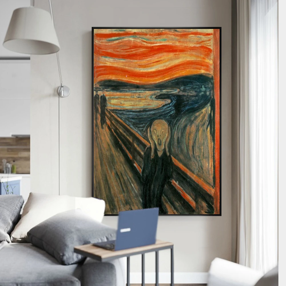 Edvard Munch The Scream Famous - Star Map Poster ulasan dan harga