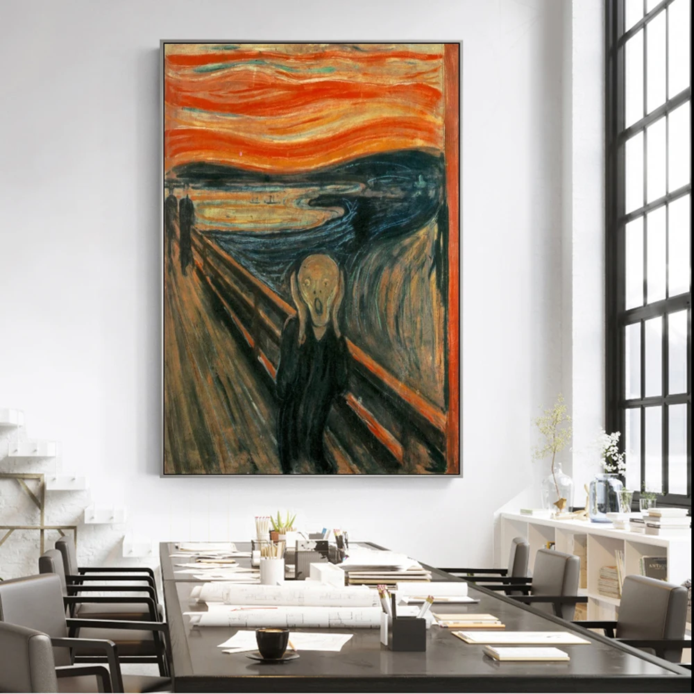 Edvard Munch The Scream Famous - Star Map Poster ulasan dan harga