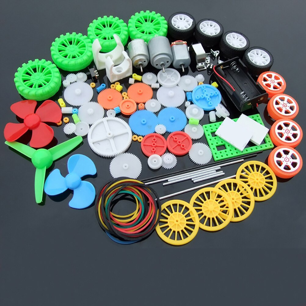 112pcs DC Motor Kit Electric M - Science Project Kit ulasan dan harga