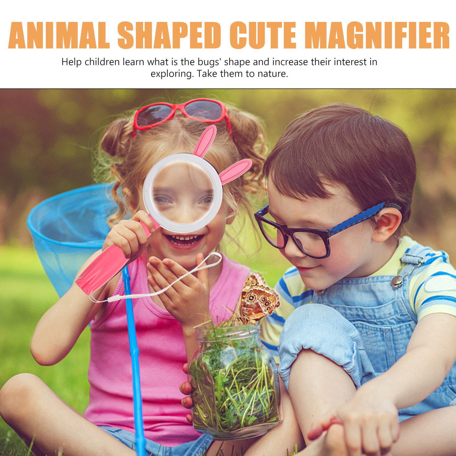 Handheld Magnifying Glass Kids - Science Toys ulasan dan harga